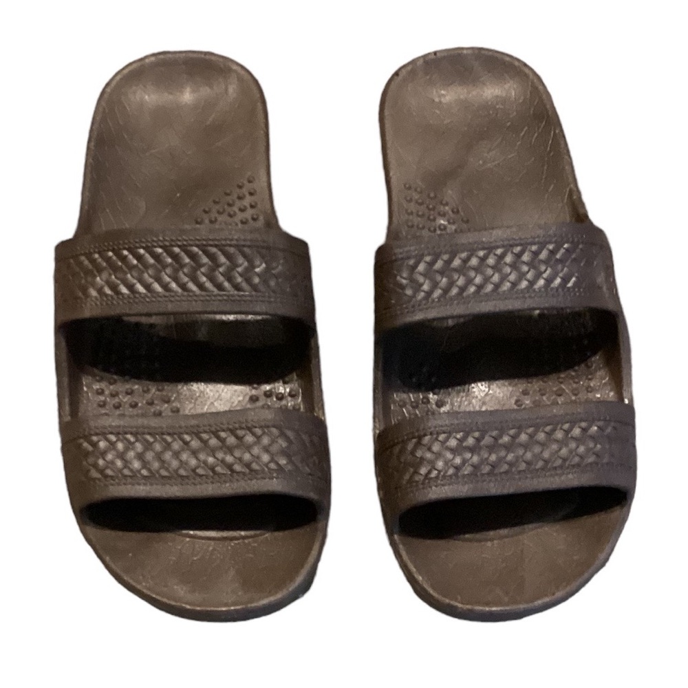 Surfware Hawaiian Brown Comfort Slide On Sandals 7